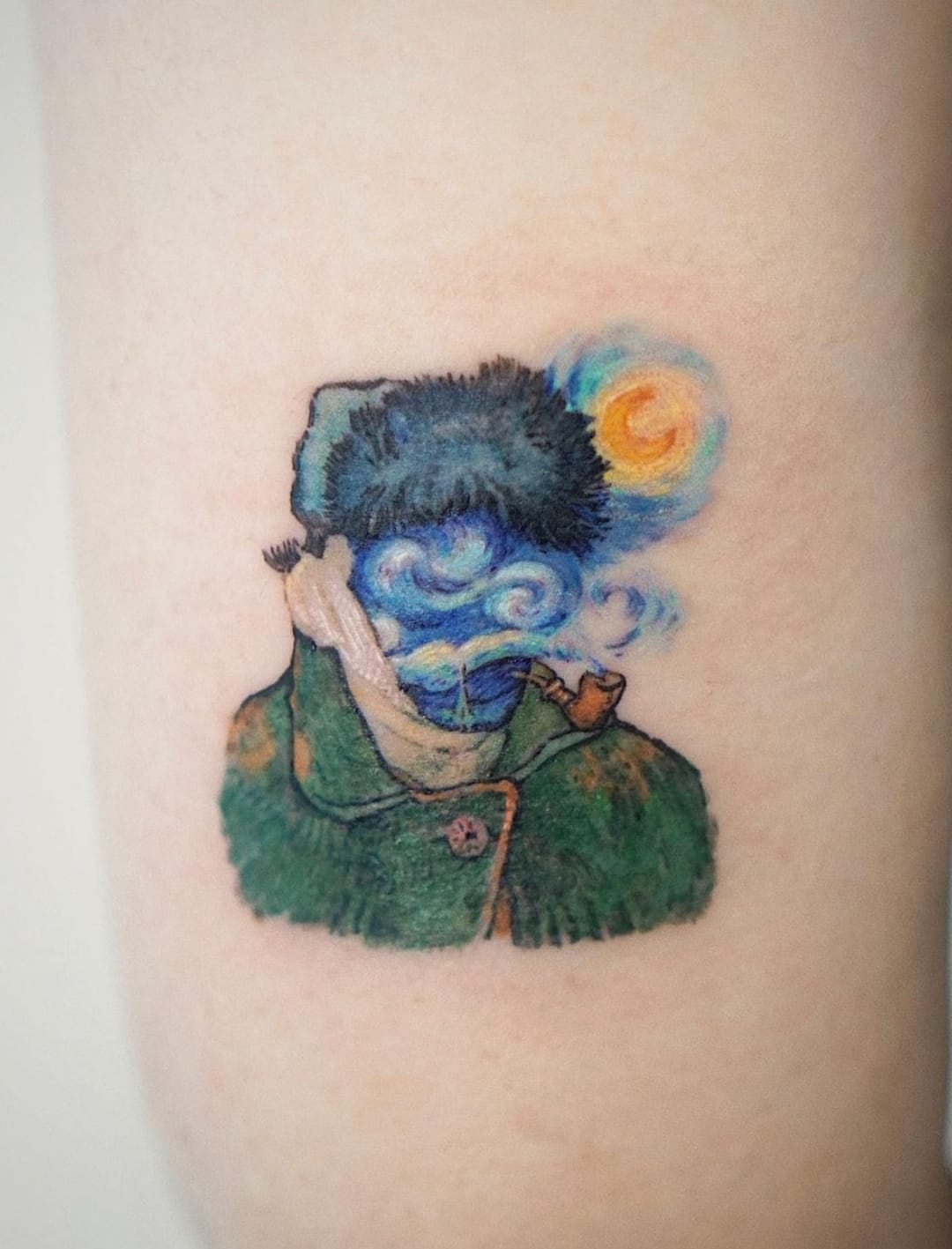 Tatuadora surcoreana asombra con técnica de acuarela