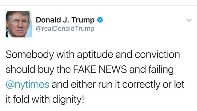 Trump sigue con sus tweets