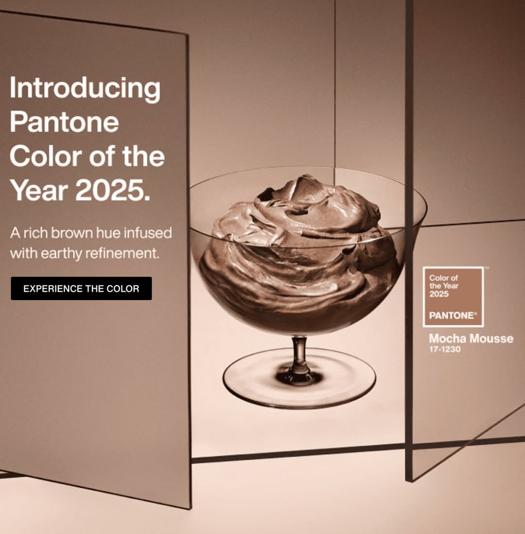 Mocha Mousse, color del año 2025 según Pantone