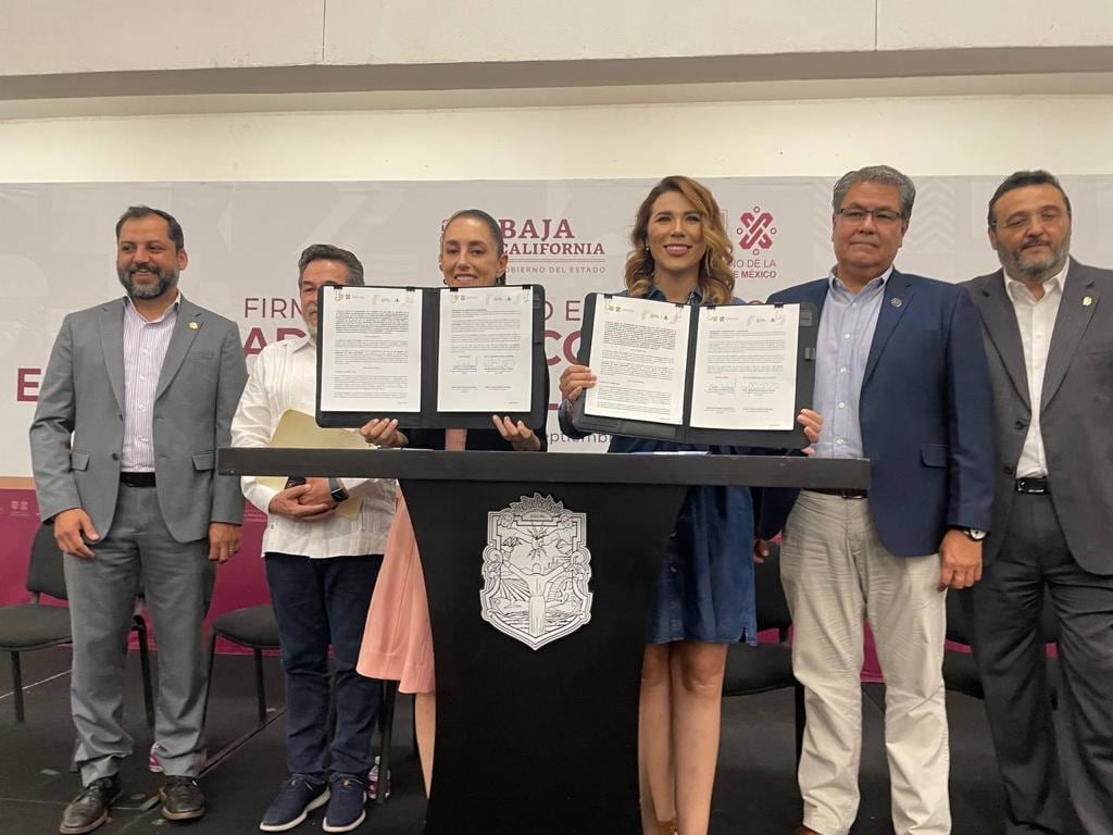 Claudia Sheinbaum y Marina del Pilar Ávila