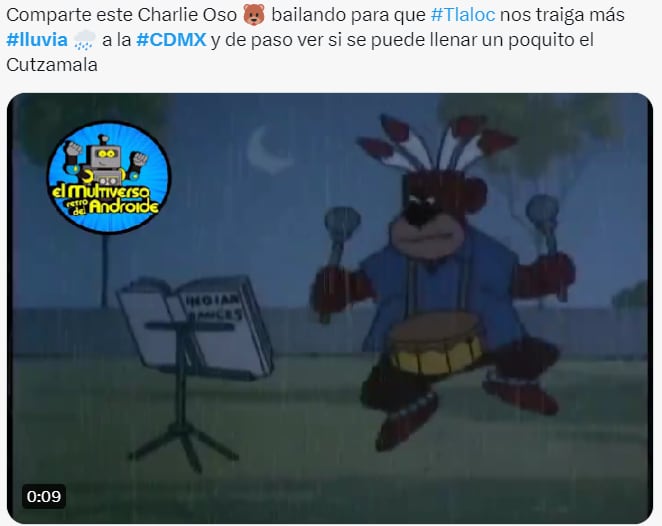 Memes por lluvia en CDMX y Edomex