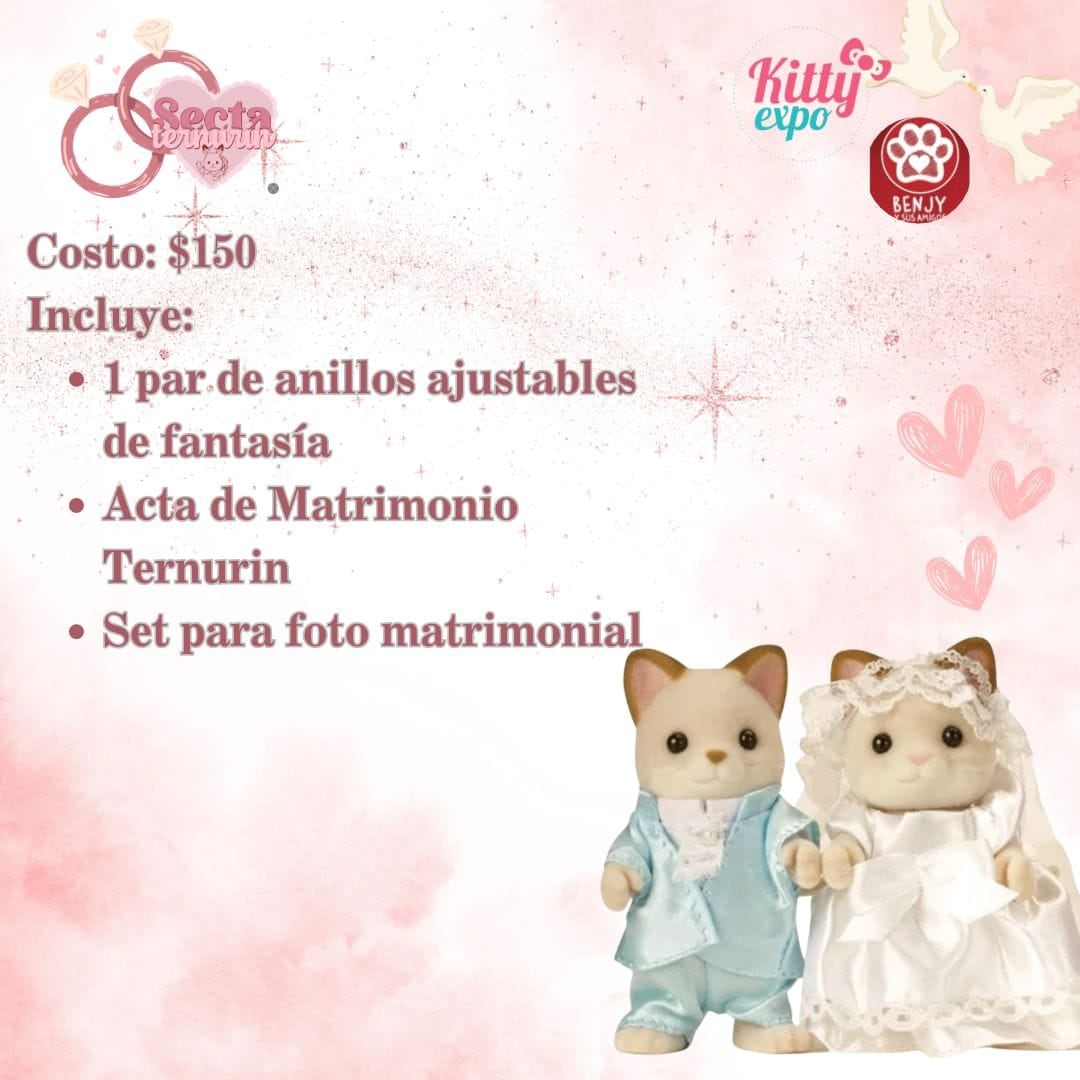 Esto te darán en tu boda con estilo ternurín.