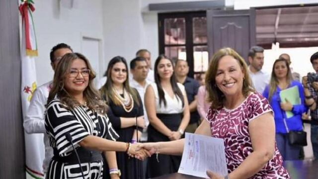 Rocío Nahle se registra como candidata de Morena a la gubernatura de Veracruz para las elecciones 2024