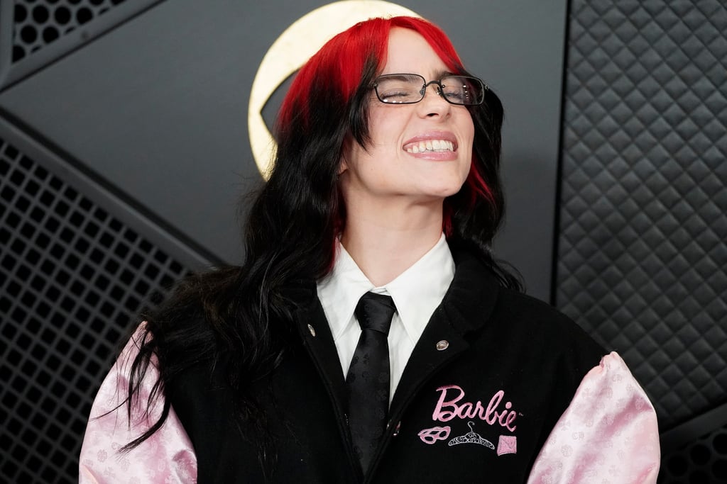 Billie Eilish llega a los Premios Grammy 2024.