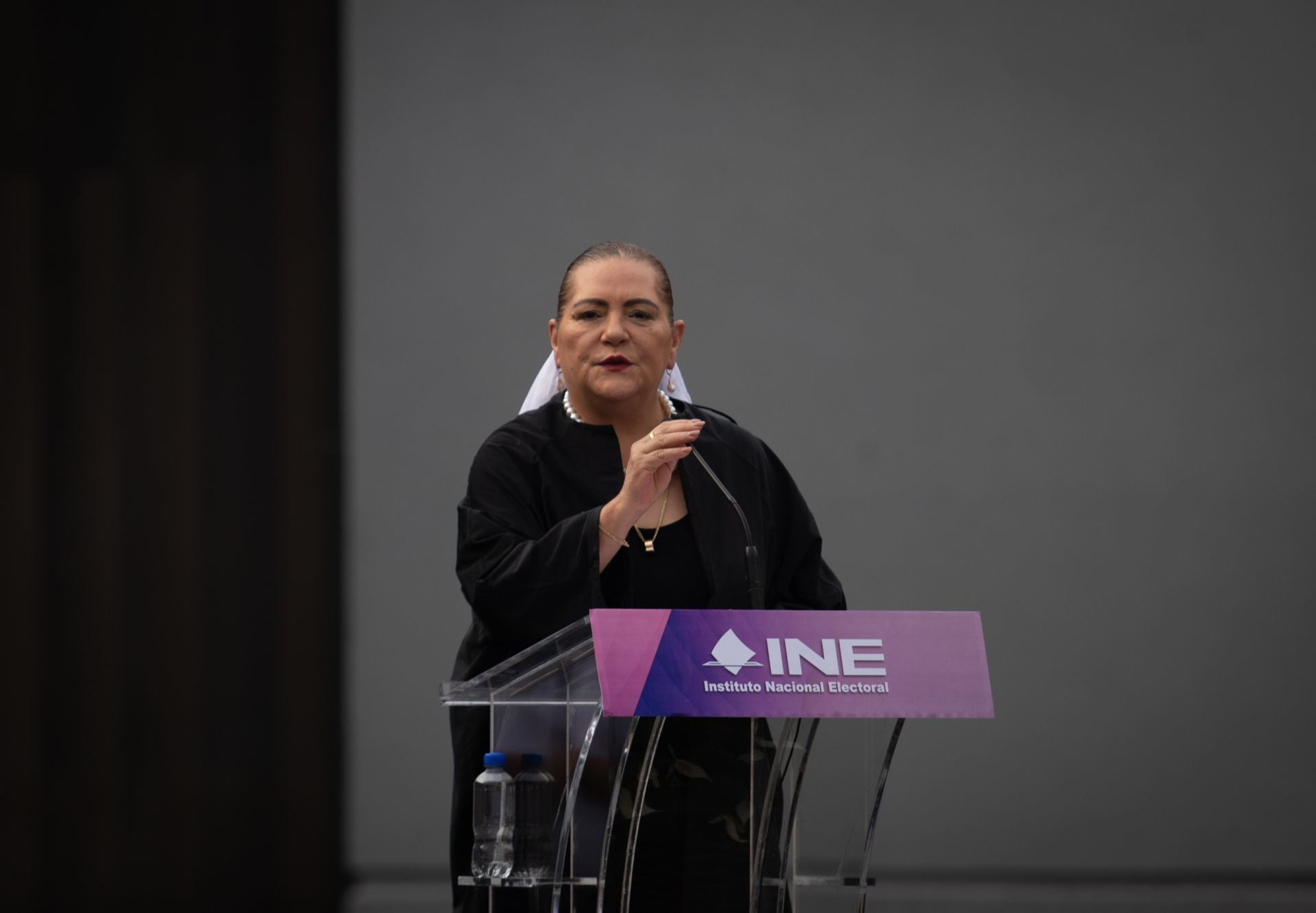 Guadalupe Taddei, presidenta del INE, da mensaje en inicio de proceso de elecciones Poder Judicial 2025 México