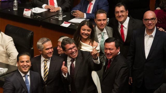 Coordinadores de bancadas en Senado