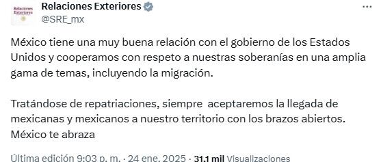 Secretaría de Relaciones Exteriores