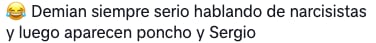 Usuario identifica al doble de Pedro Sola como un terapeuta.