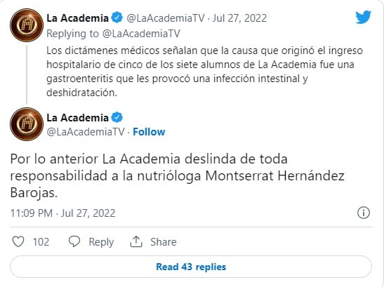 Nutrióloga de La Academia