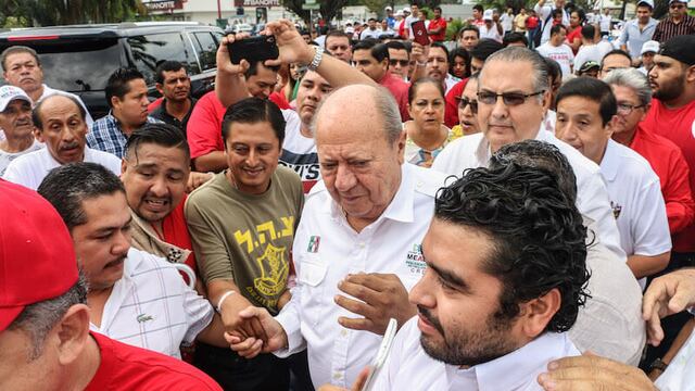 Carlos Romero Deschamps, líder del Sindicato de Trabajadores Petroleros de la República Mexicana