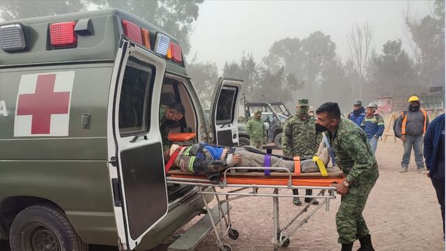 Trabajador lesionado de aeropuerto