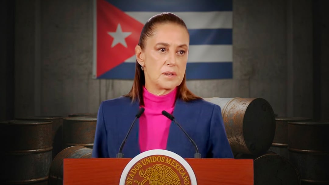 Sheinbaum dijo que México es un importante proveedor de petróleo a Cuba pero antes era Venezuela