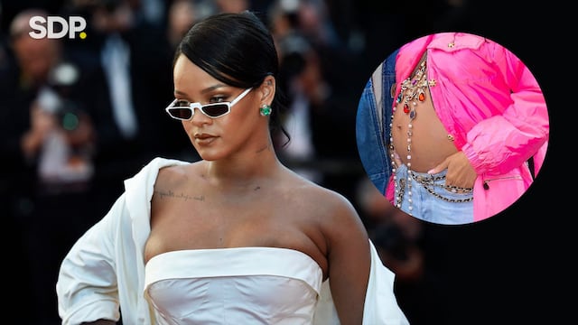 Rihana ya no puede ocultar su embarazo, revelan fotos