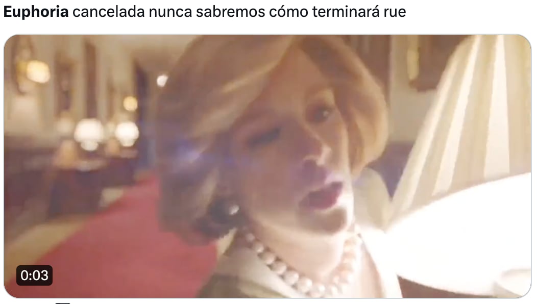 Rumores de la cancelación de Euphoria, provocan memes