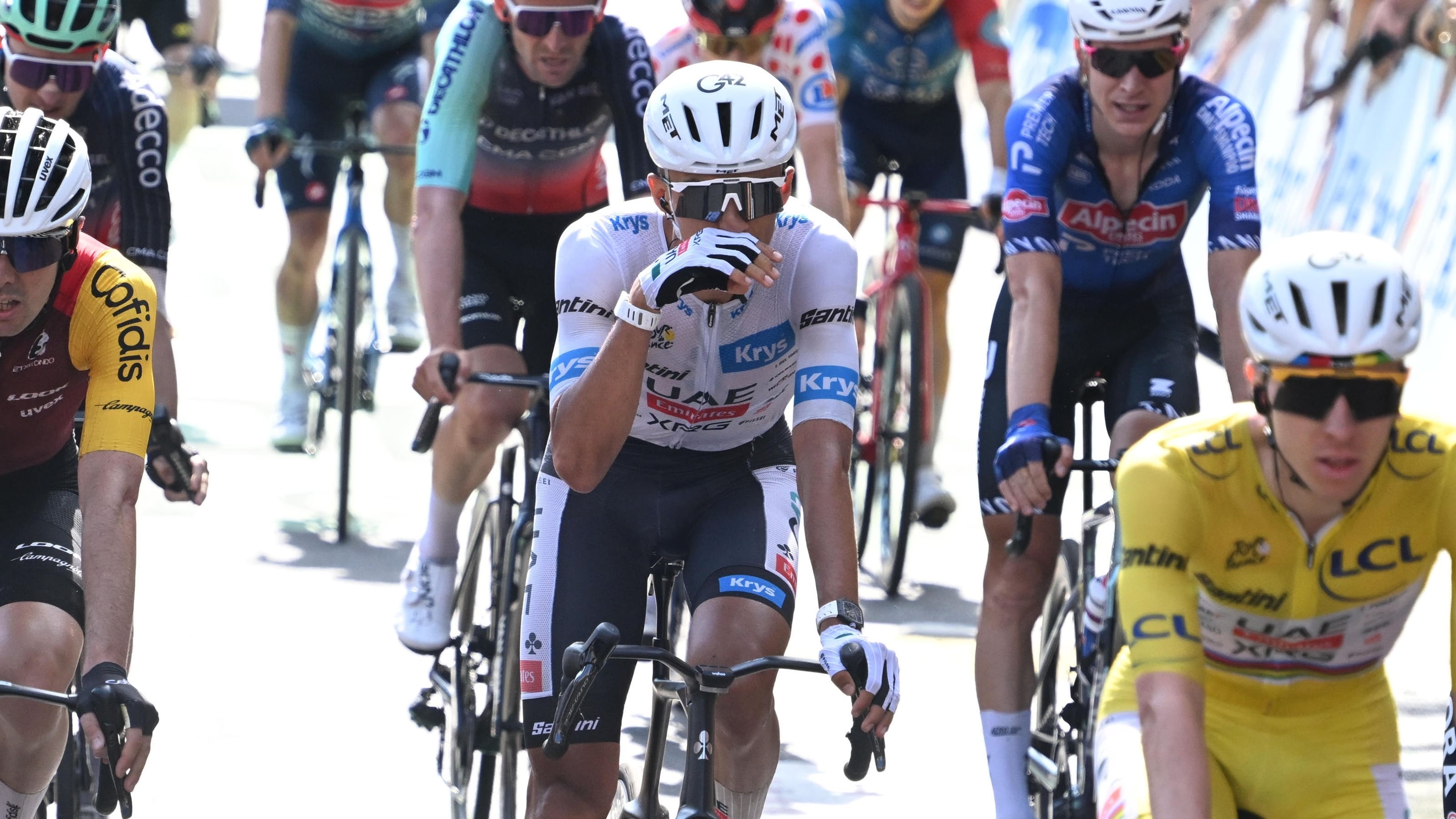 Isaac del Toro cae al séptimo lugar en el Tour de Francia 2026
