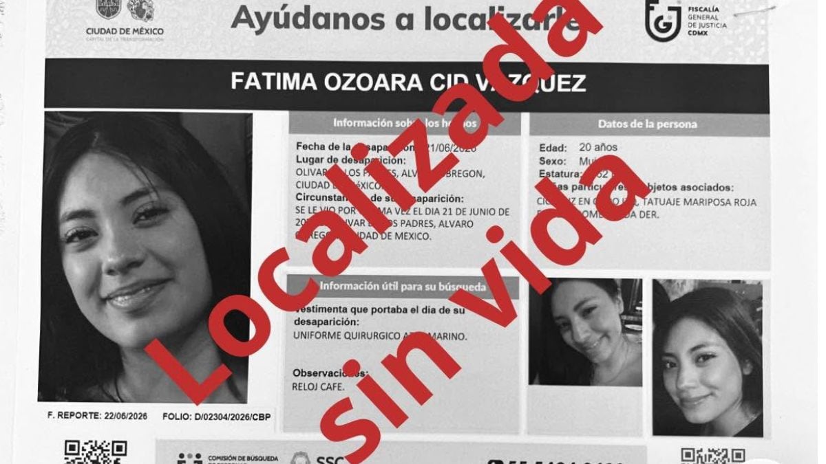 Hallan sin vida a Fátima Ozoara Cid entre Edomex y Querétaro