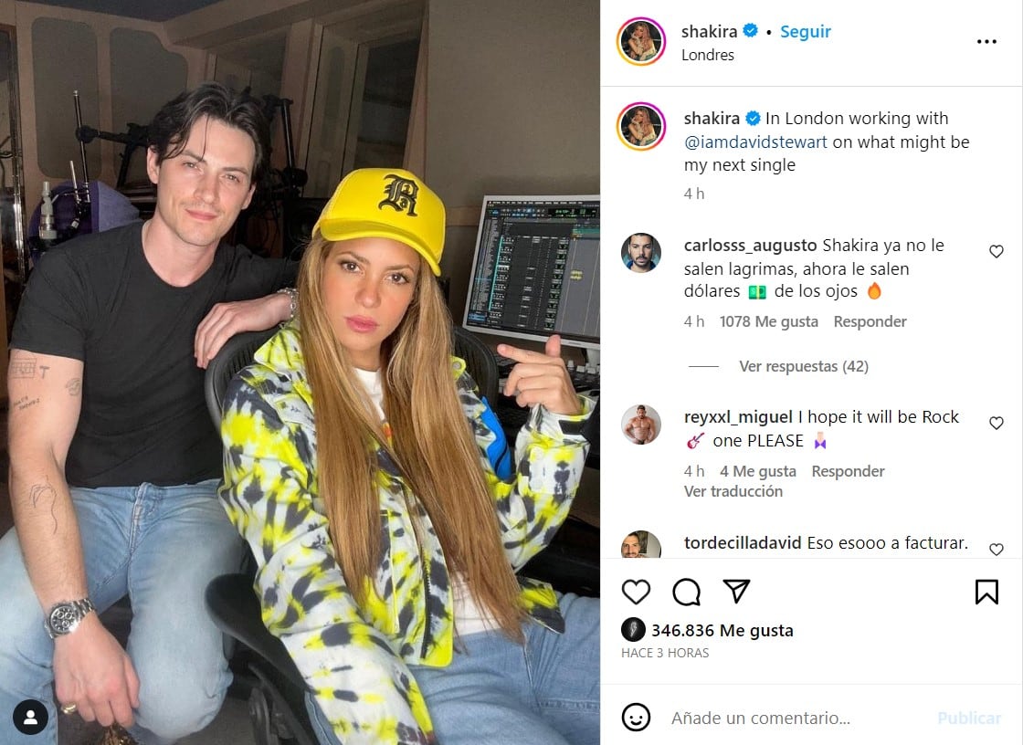 Shakira y David Stewart