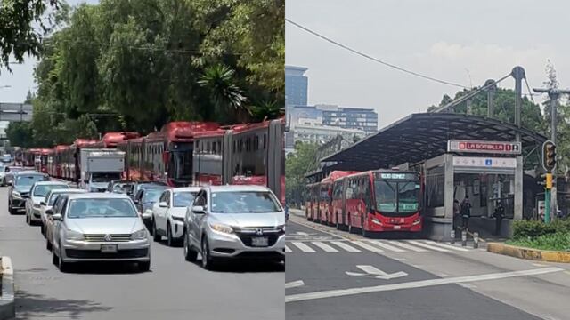 Afectaciones en el Metrobús CDMX Línea 1