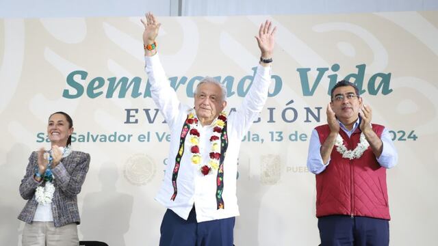 AMLO y Claudia Sheinbaum garantizan la continuidad de los programas sociales en Puebla