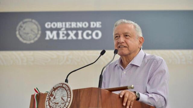 El presidente López Obrador