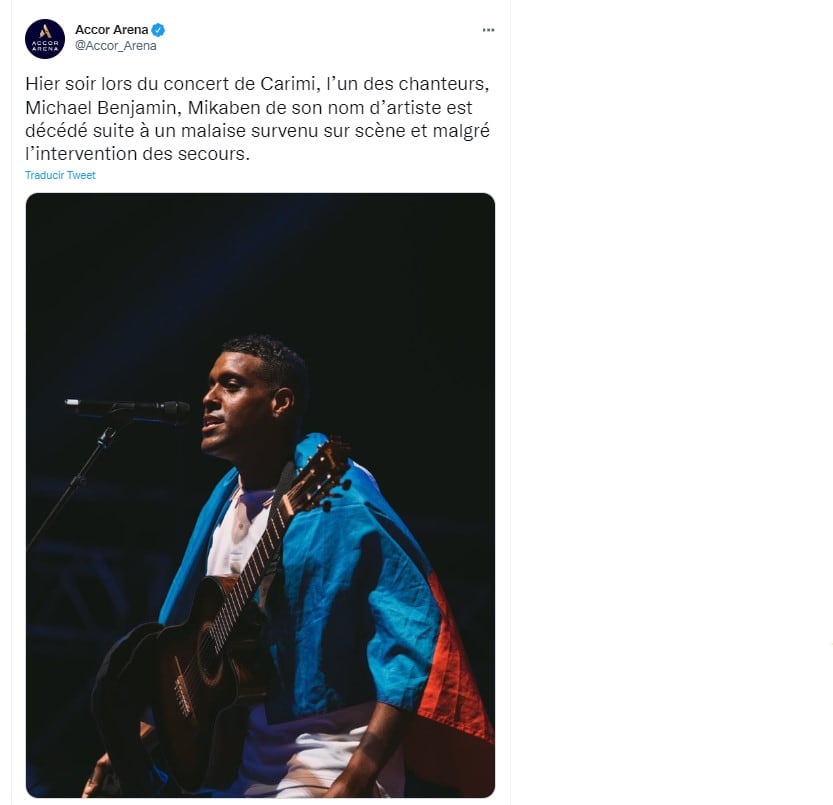 Tuit de Accor Arena