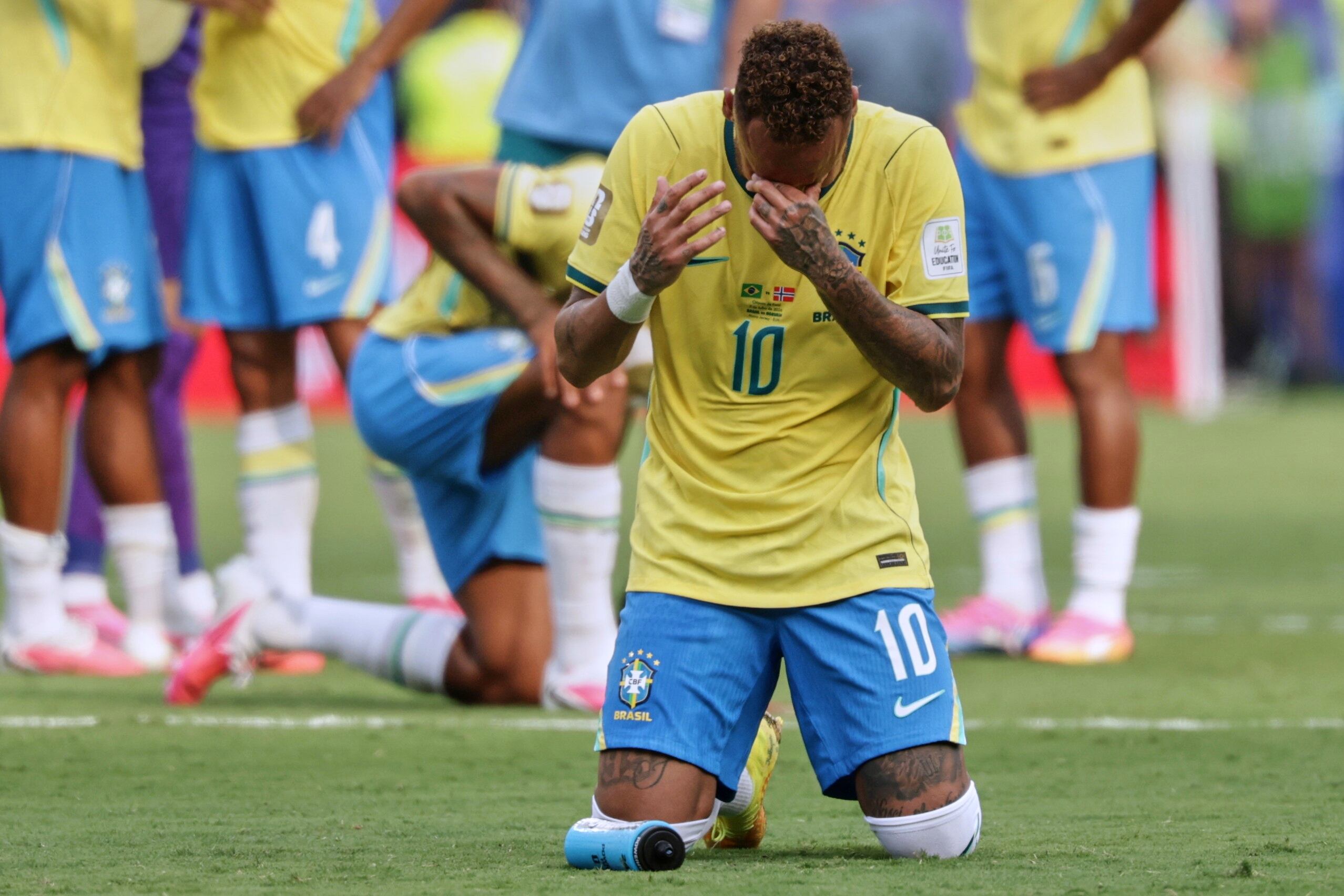 Neymar jugó su último partido con Brasil.