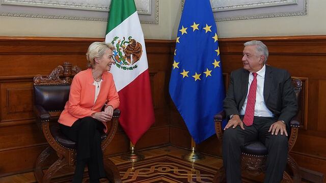 Von der Leyen cierra en México gira centrada en el comercio y la guerra de Ucrania