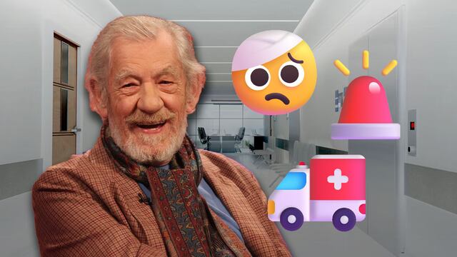Ian McKellen es hospitalizado de emergencia