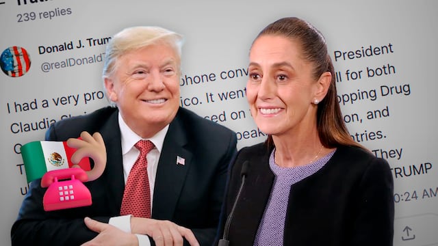 Donald Trump habla de su conversación con Claudia Sheinbaum del 29 de enero.