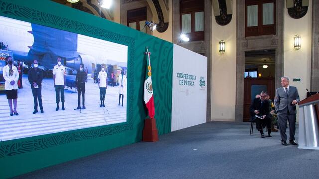 AMLO en Palacio Nacional