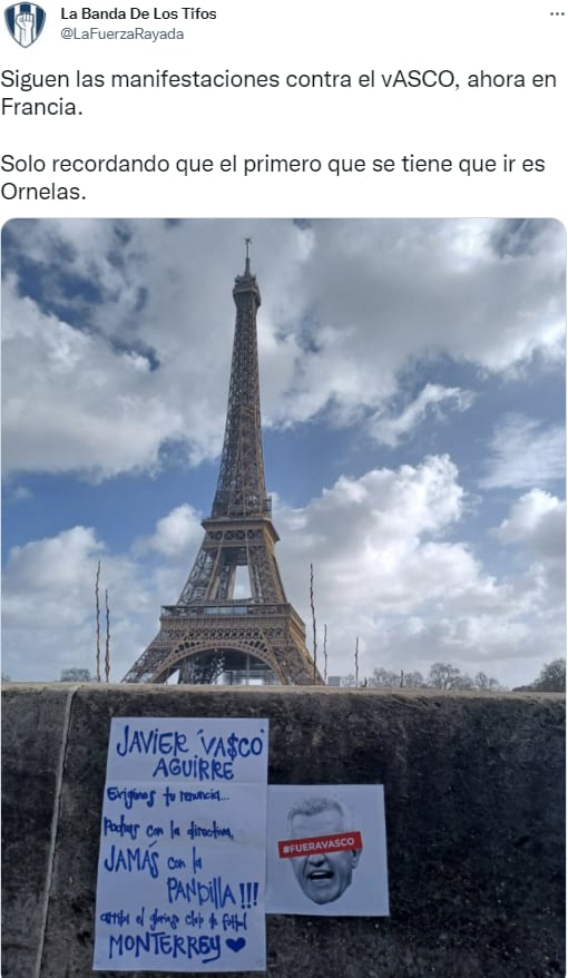 Protestas contra Javier Aguirre