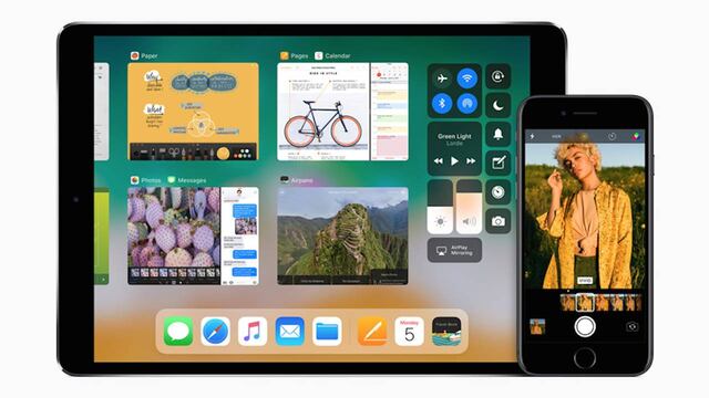 iOS 11 en iPad y iPhone.