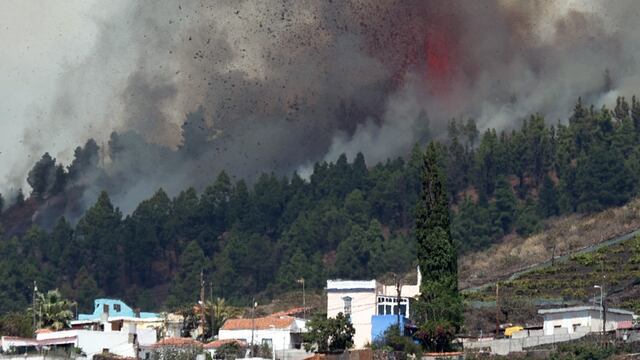 Volcán Cumbre Vieja en La Palma