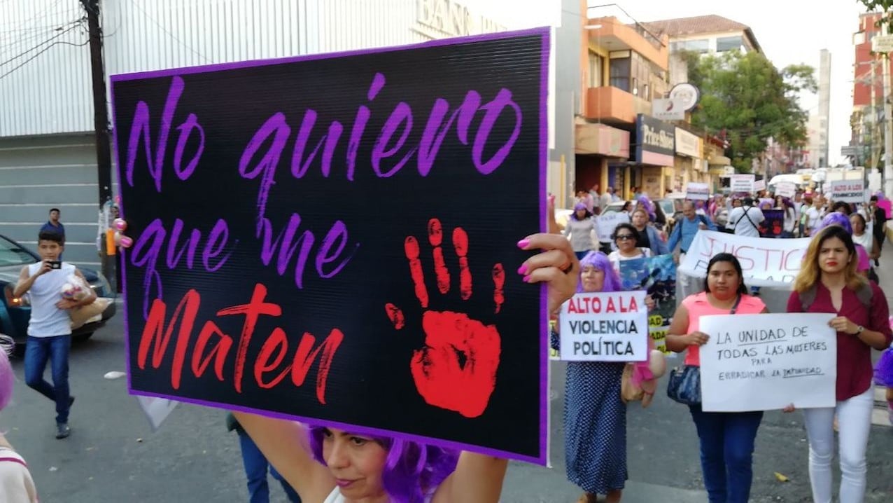 Marcha por el Día Internacional de la Mujer 2018.