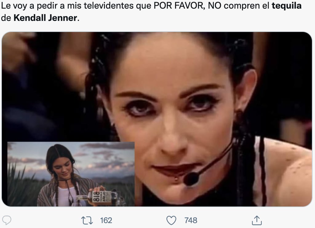 Meme del tequila de Kendal Jenner
