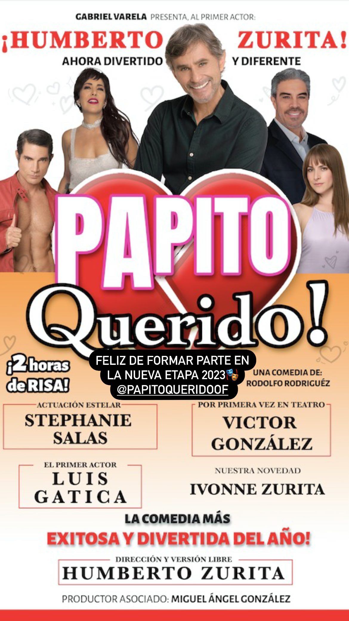 Stephanie Salas y Humberto Zurita en 'Papito Querido'