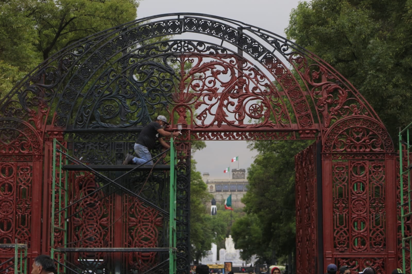 Puerta de los Leones del Bosque de Chapultepec