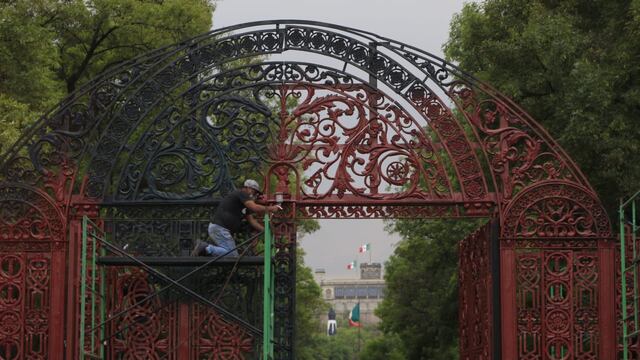 Puerta de los Leones del Bosque de Chapultepec