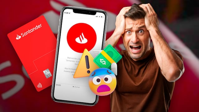 Fallas en app de Banco Santander