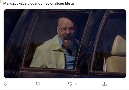 Memes por cambio nombre de Facebook a Meta