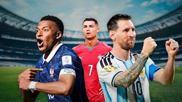 Messi y Mbappé van por un récord histórico; Cristiano Ronaldo pierde terreno