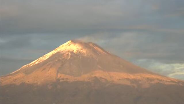 Volcán Popocatépetl el 13 de enero