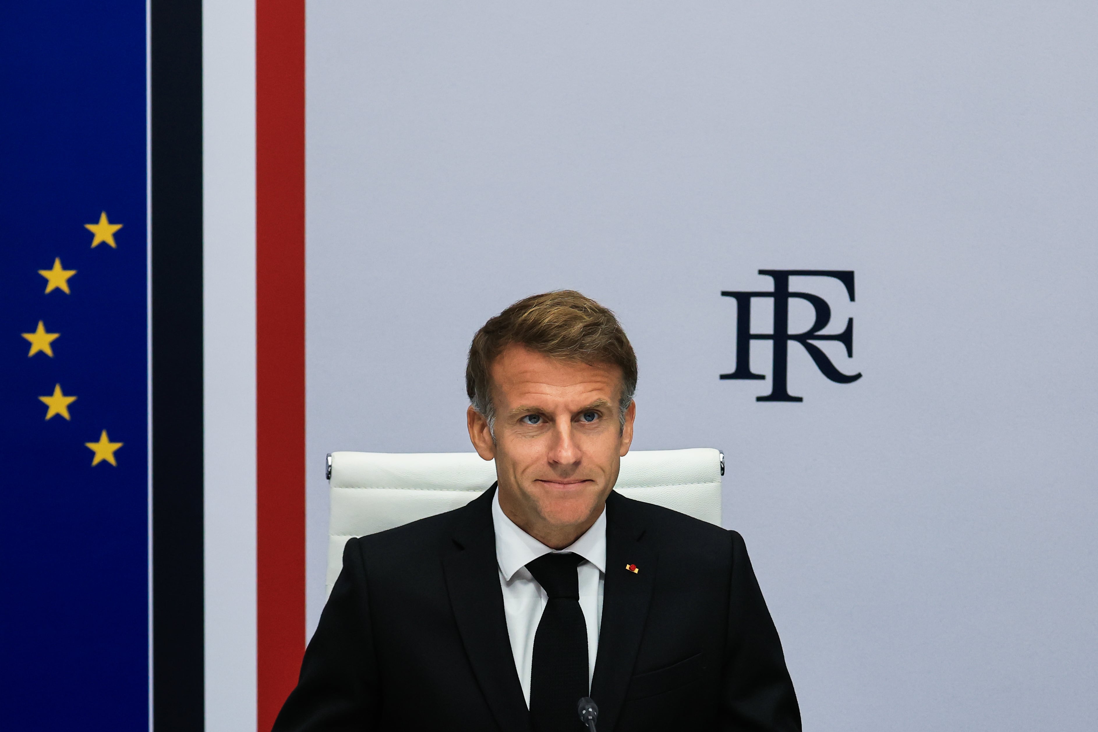 Emmanuel Macron, presidente de Francia.