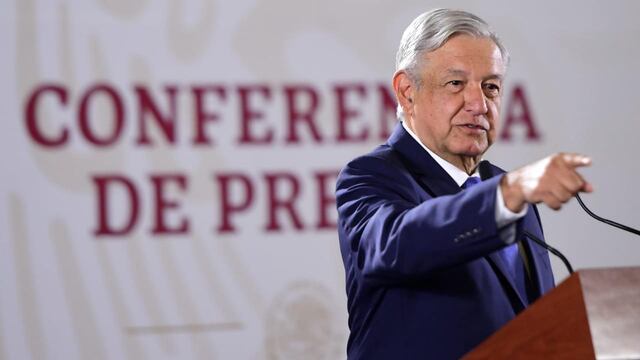 Andrés Manuel López Obrador en Palacio Nacional este 23 de julio
