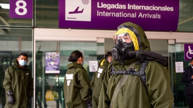 Simulacro radiológico en Aeropuerto Internacional de Toluca a 100 días del Mundial 2026
