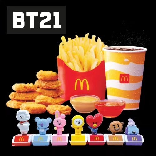 Juguetes de McDonald’s de BT21
