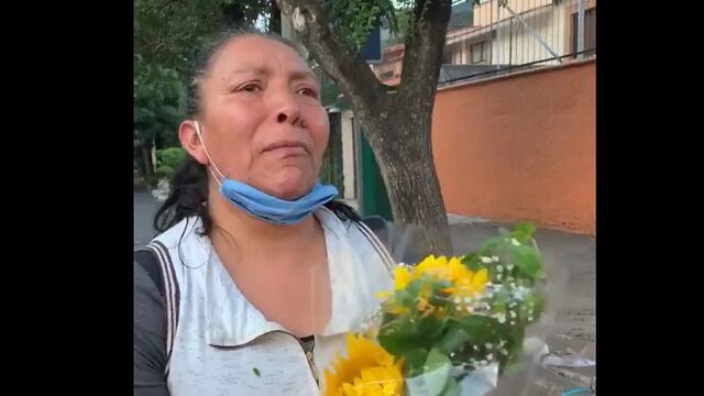 Silvia. Vendedora de Flores