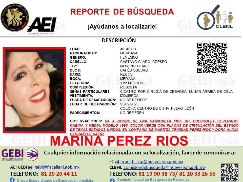 Ficha de búsqueda de Marina