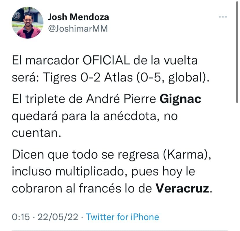 La gente cree que Gignac podría estar pagando lo que le hizo a Veracruz.