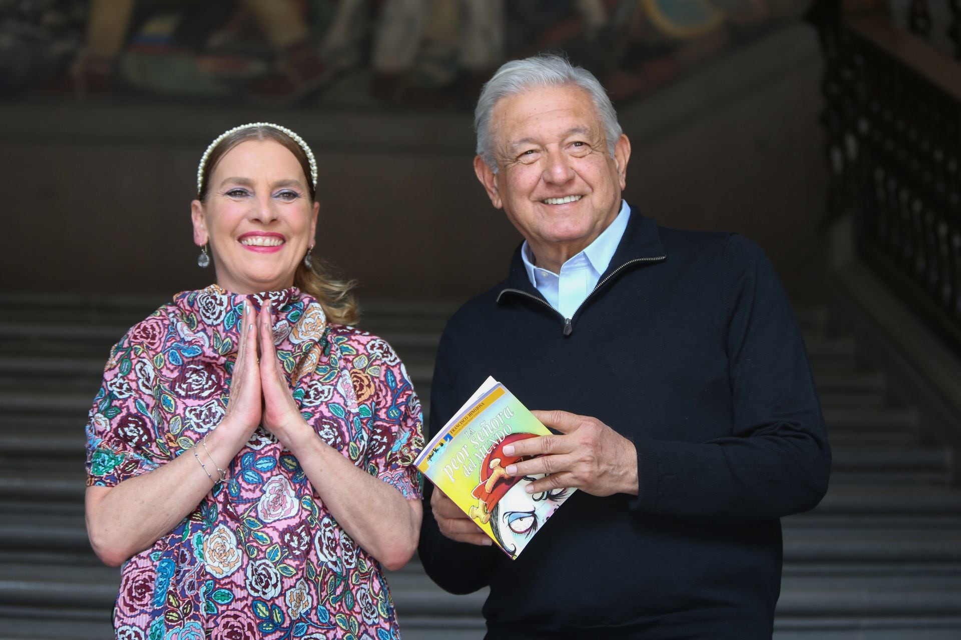 AMLO y Beatriz Gutiérrez